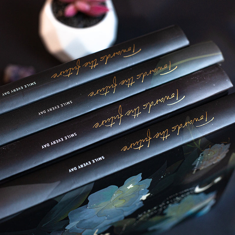 Color Illustration Inside P Age Notebook Luminous Cover Diary Book Journal A5 Scrapbook Cute Student Gift