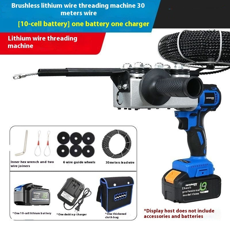 Lithium Battery Brushless Charging Threader
