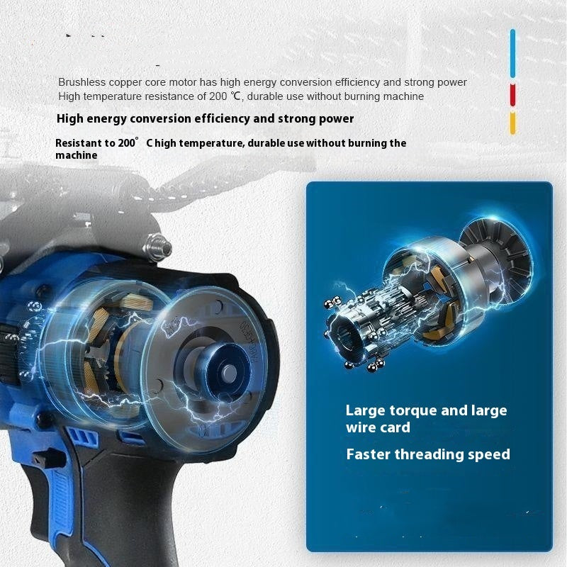 Lithium Battery Brushless Charging Threader