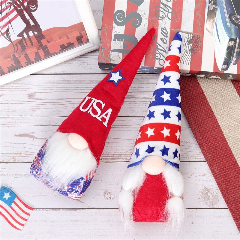 Independence Day Faceless Doll American National Day Doll