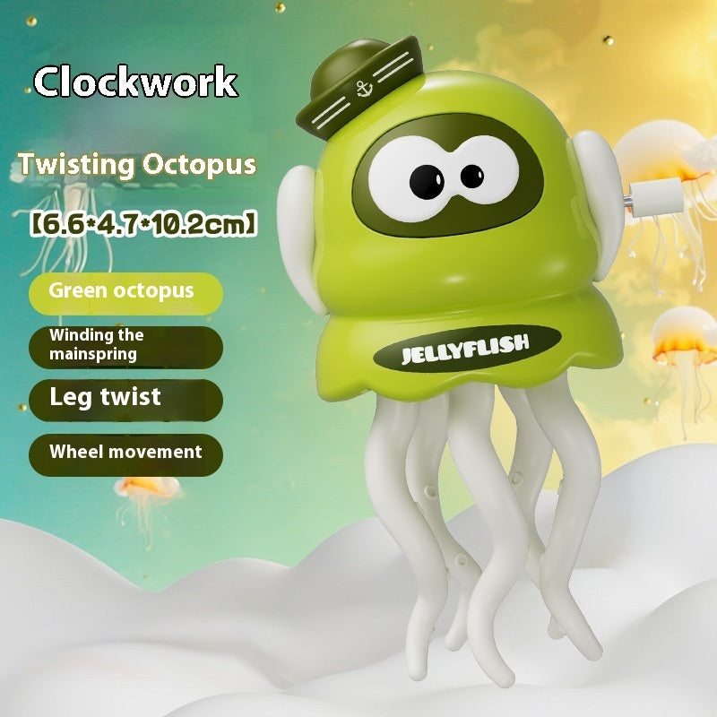Magic Clockwork Dancing Octopus Dance Twist Wind-up Toy Yi